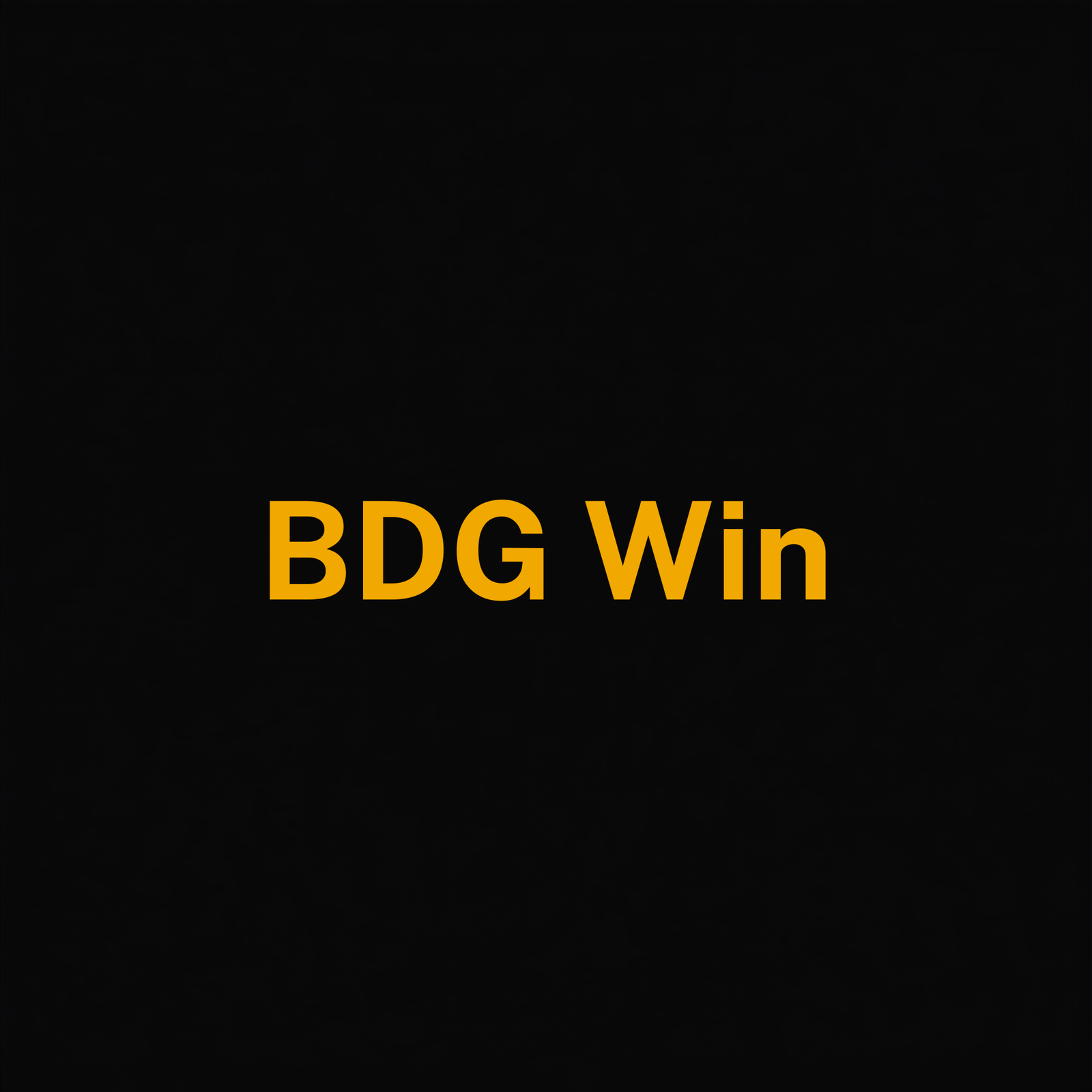 BDG Win Logo